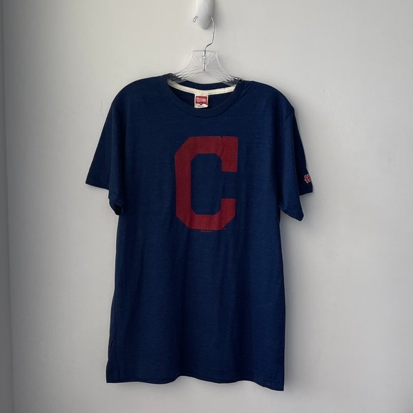 Homage Cleveland Indians Big C Short Sleeve Shirt - Picture 2 of 8
